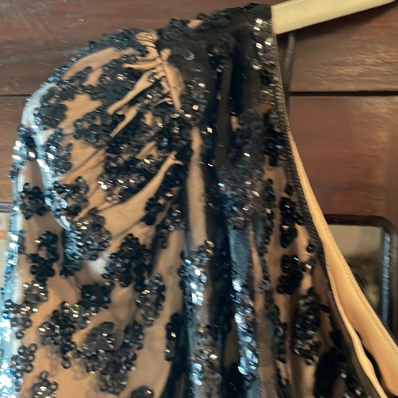 Express sequin 1 sleeve womens top size Small - Picture 7 of 10